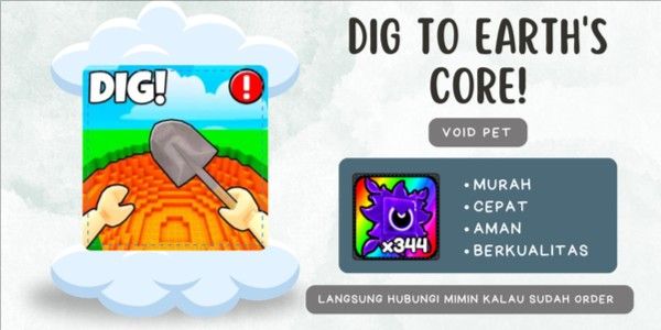 Dig to Earth's CORE! VOID PET | CHEAP FAST SAFE!!
