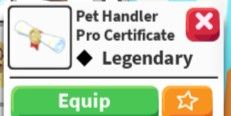 "Pet Handler Pro Certificate"