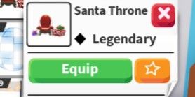 Santa Throne