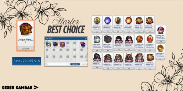 1 Unique Hero Account Ready to Use [Read Description]
