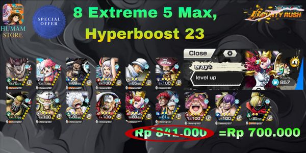 8 extreme 5 max, hyperboost 23
