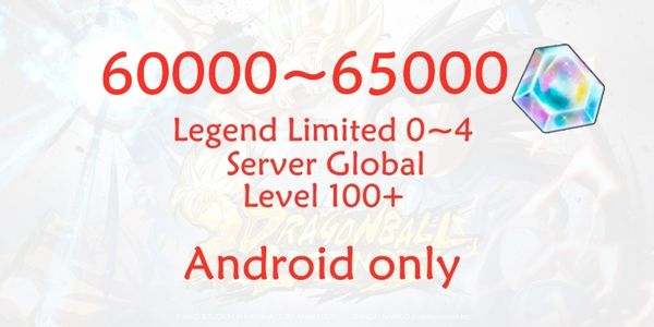 Account Dragon Ball Legends Global Android DBL-1