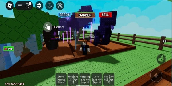 Akun grow A garden 1 Moon blossom 1 moon manggo 1 cacao fruit 1 beanstalk 300M coin