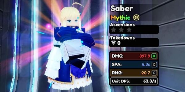 Starter Mythic Saber Anime Vanguards