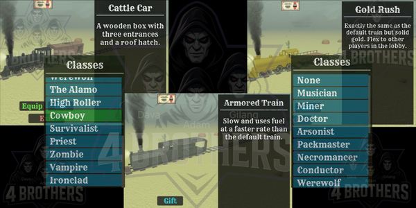 PRO MAX PACKAGE (All Train & All Classes) - Dead Rails - Via Gift