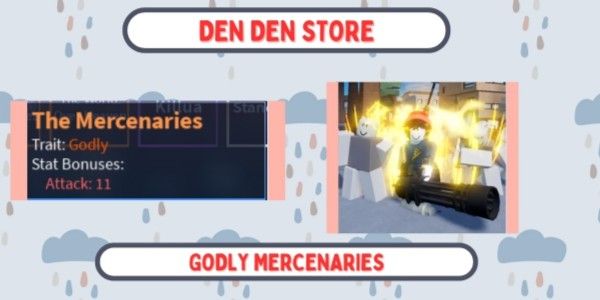 GODLY THE MERCENARIES - A Universal Time + BONUS 5 MYTHICAL RANDOM SKINS