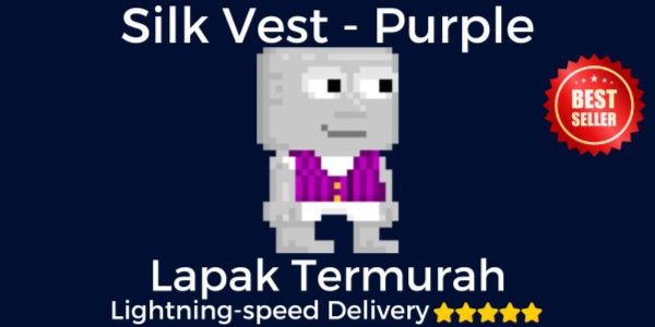 Silk Vest - Purple