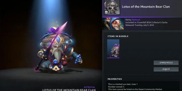 Lotus of the Mountain Bear Clan (Meepo Set) Collector's Cache CrownFall 2024