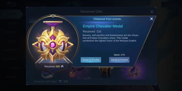 Empire Knight Medal