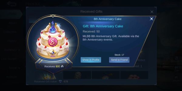 8th Anniversary Cake