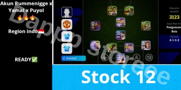 Akun Yamal x Rummenigge x Puyol Ready to use (full specs read description)