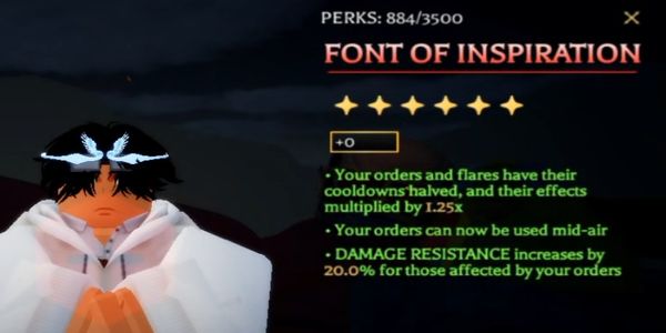 Font of Inspiration (Mythic Perk)