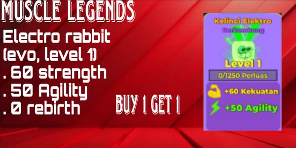 pet muscle legend Electro Bunny