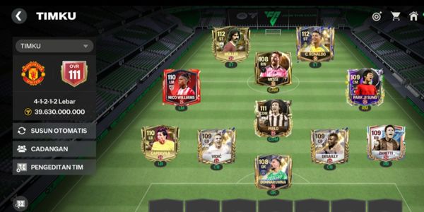 AKUN OVR 111, DUET DUO GOAT, FULL EVO, PLAYER LEVEL 25-30, SUITABLE FOR COMPETITIVE/PERSONAL USE