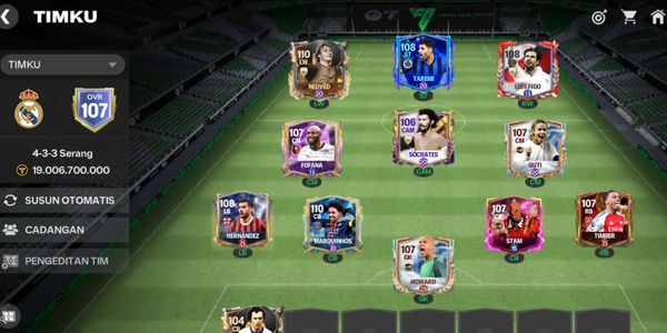 Akun ea sport fc Ovr 109