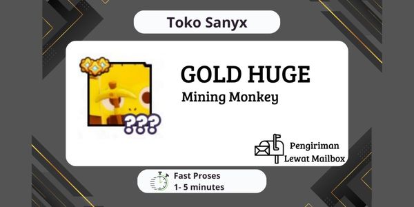 Golden Huge Mining Monkey