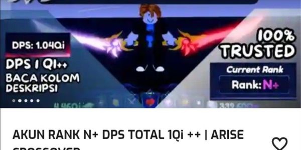 Akun arise crosover] rank n+ dps 1qi+