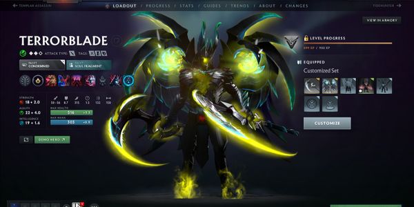 Fractal Horns of Inner Abysm + Prismatic (Arcana Terrorlade)