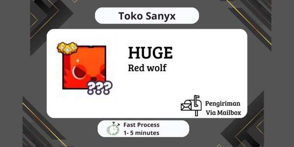 Huge Red Wolf