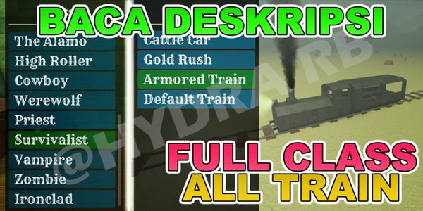 AKUN ALL CLASS & ALL TRAIN | DEAD RAILS