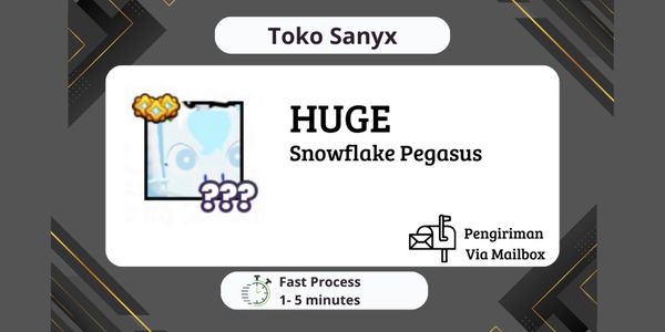 Huge Snowflake Pegasus