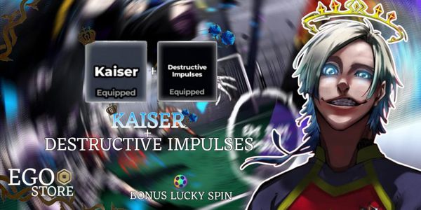 Kaiser Style + Destructive Impulses - Account Blue Lock Rivals (Bonus Lucky Spin)