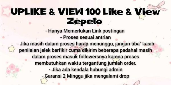 Uplike 100 likes zepeto