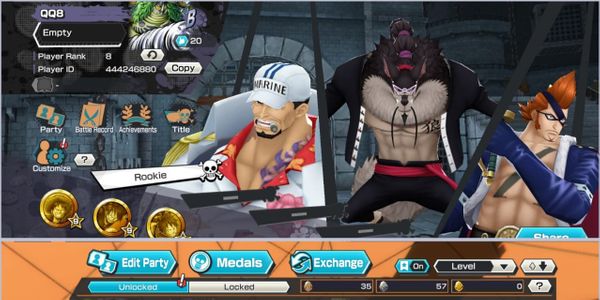 OP62•3EXTREME•KUZAN•AKAINU•SHANKS•ANDROID/IOS