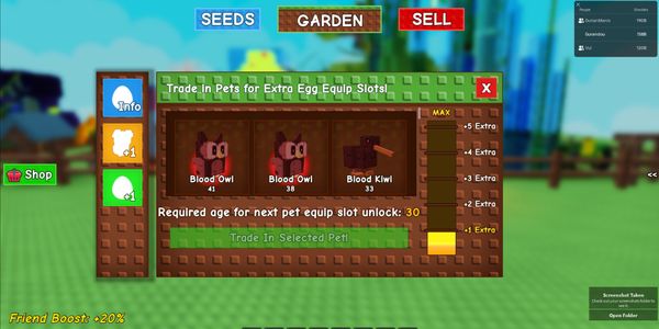PET AGE 30 (UPGRADE SLOT)