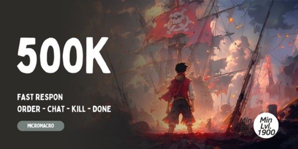 JOKI 500k BOUNTY / HONOR
