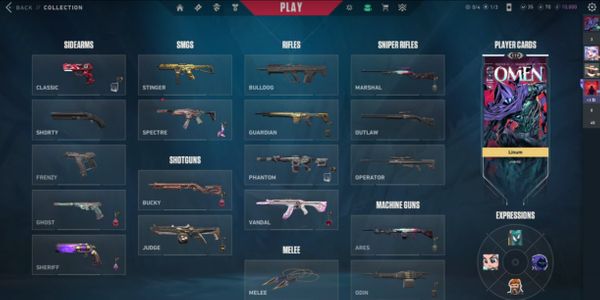 Valorant Account || 13 Good skins check description