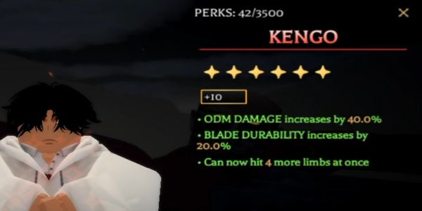 Kengo +10 (Mythic Perk)