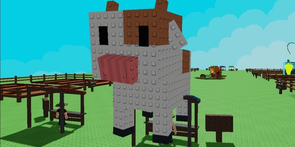 HUGE PET COW