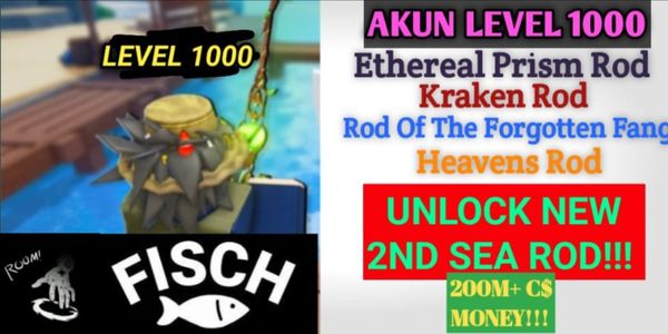 Account Fish LEVEL 1000 Max • Tons of Money • Unlocked Rods