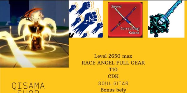 BLOX FRUIT ACCOUNT ANGEL RACE FULL GEAR