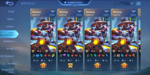 RANK VS BOT, (4 Orang)