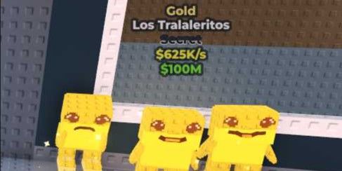 Gold Los Tralaleritos (Secret) - Steal A Brainrot!