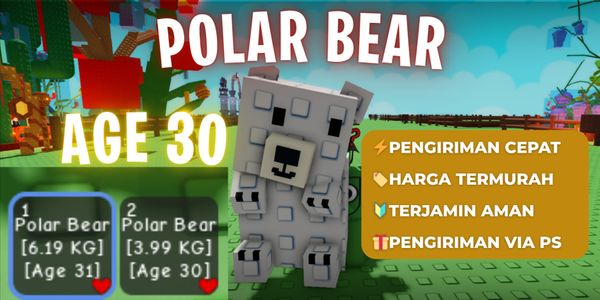Polar Bear AGE 30 + BONUS PET!