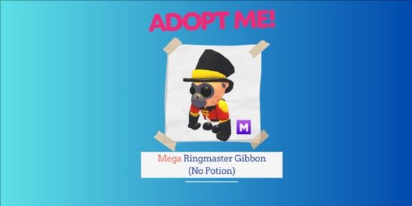Mega Ringmaster Gibbon (No Potion) Adopt Me