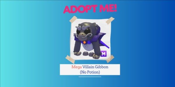Mega Villain Gibbon (No Potion) Adopt Me