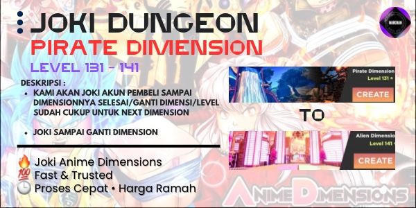 Joki Dungeon | Pirate Dimension | Anime Dimension Simulator