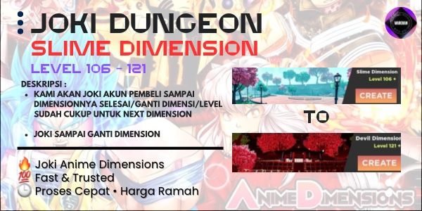 Joki Dungeon | Slime Dimension | Anime Dimension Simulator