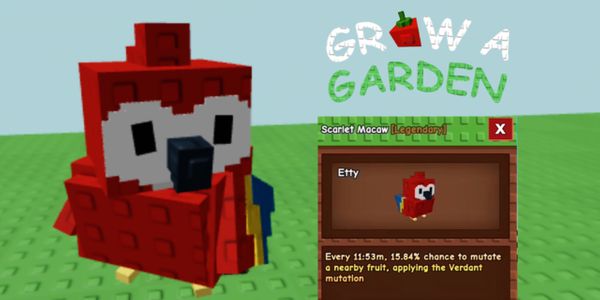 Scarlet Macaw | Grow A Garden