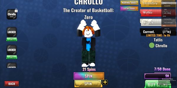 Akun Basketball Zero Style Chrollo + Paint Zone