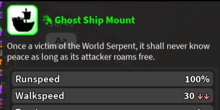 Ghost Ship Fly Mount