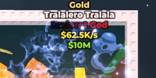Gold Tralalero Tralala - Steal A Brainrot