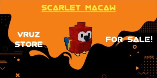 Scarlet Macaw | Grow a Garden