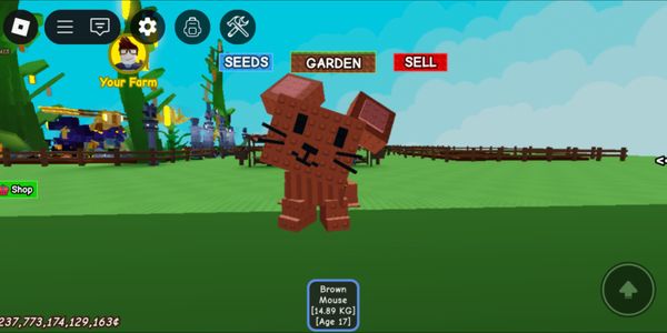Huge Brown Mouse - Grow A Garden