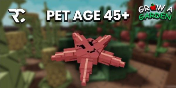 Pet Age 45 (Pet Slot 3+) Starfish | Grow A Garden