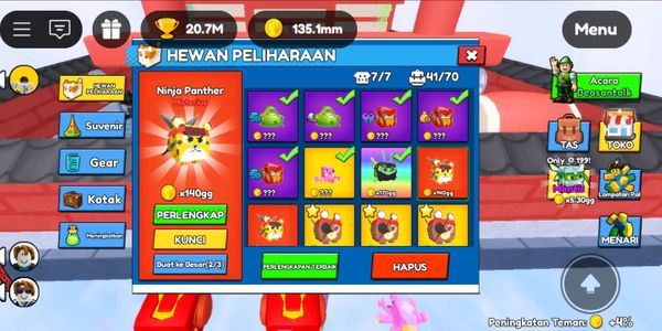 Climb and Jump Tower - Ninja Panther (×140gg) Top World Pet (Via trade)